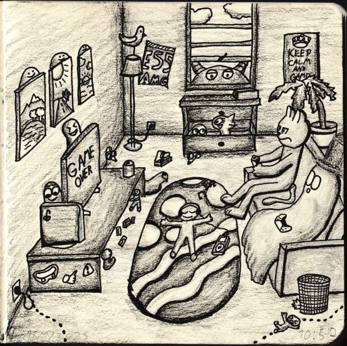 First full scene drawing
